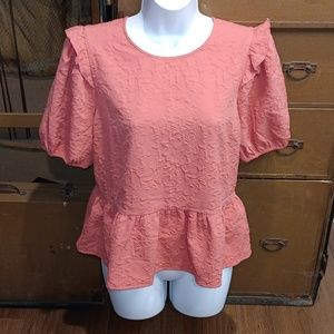 NWT EXPRESS RUFFLED PEPLUM.  #5881